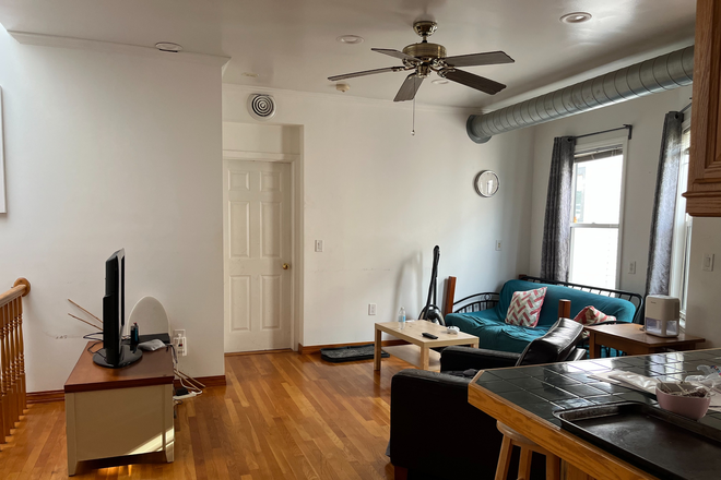 living room - 1 Bedroom, Private Balcony, in 4b2b, 15min walk to MIT (Central Square) Apartments