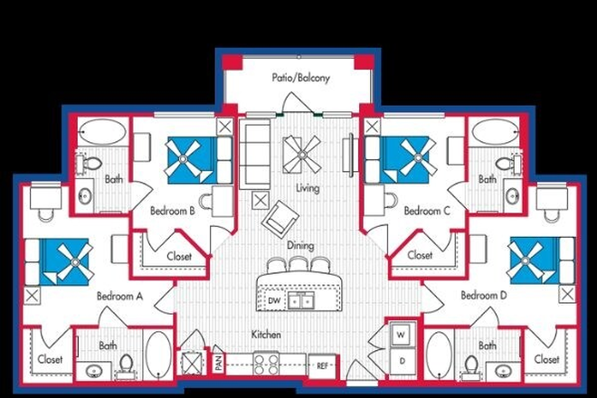 Floor Plan - The Domain at Oxford