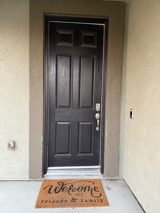 Front door - Strathmore Pl House