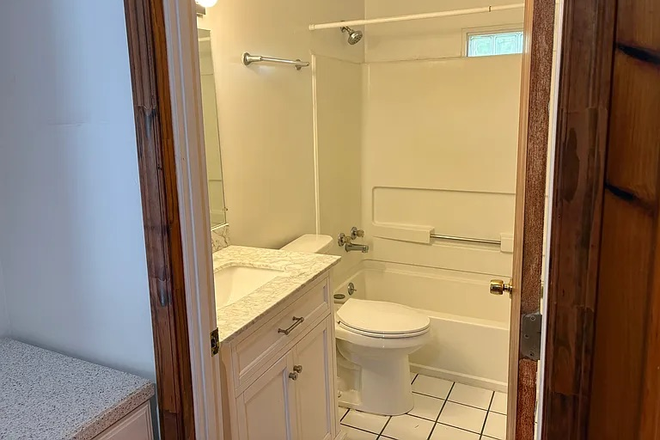 Bathroom - Immediate Move-in Available: 2 Bed 1 Bath Apartment, Walking Distance to Campus