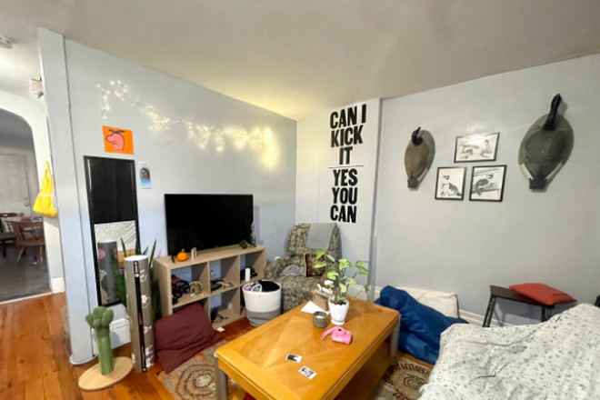 living room - AMAZING 4 BED / 1.5 SINGLE-UNIT BROWNSTONE W/ LAUNDRY!! Available 9/1/26!! Apartments