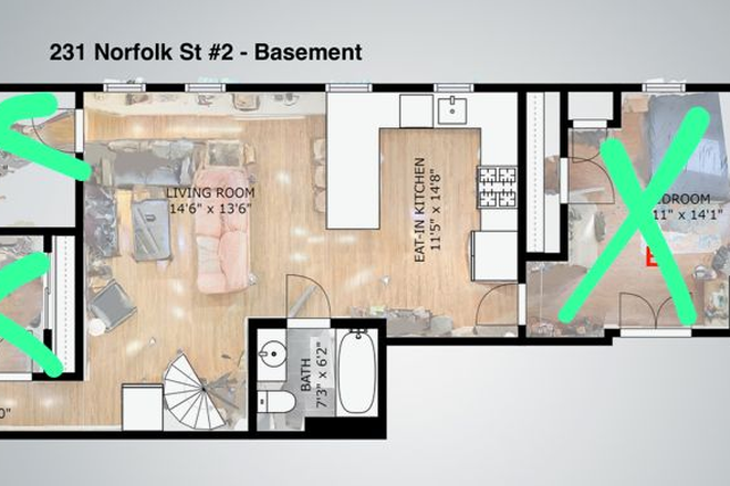 None available here - Unfurnished Bedroom ~20 minute walk to MIT Condo