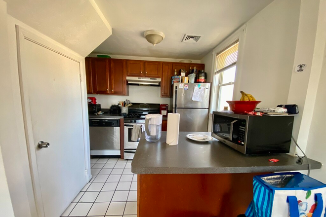 Visit hubrealtyproperties.com - Large 3 bedroom, updated kitchen and bathroom, in Jamaica Plain Apartments