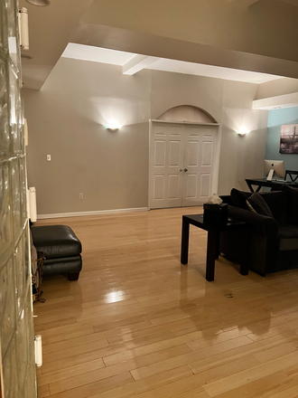 Livingroom - 2bd 1 block to Newark Penn Station Furnished Condo