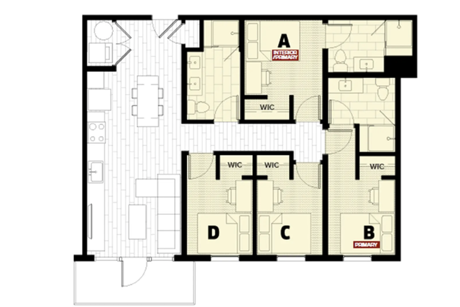Bedroom D is up for sublet. - Hub Tuscaloosa