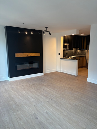 Living Area - Modern Gold Coast Studio Near CTA – Rooftop Pool, Utilities + Internet Included Condo