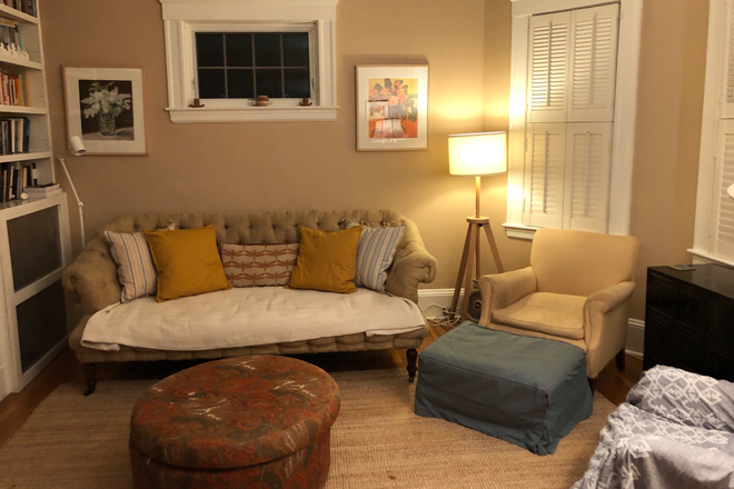 Entering Living Room from Front Hall - Charming and convenient one bedroom w/office in quiet building Apartments