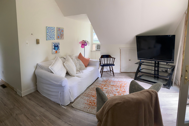 Living Room - 1 Bedroom Garage Apartment Park LIke Setting on Residential Property 5 miles to WCU