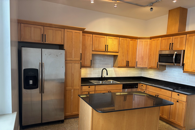 Kitchen - Two Bedroom Two full baths with IN UNIT Laundry and garage parking Apartments