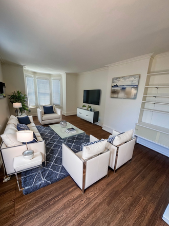 Living Room - 3404 Hamilton Street Apartments