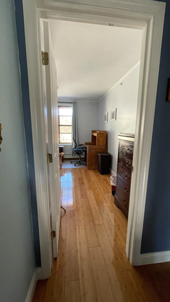 Bedroom entrance - Fully Furnished Bedroom in Family Townhouse. Close to Orange/Green line Stations. Available June 1.