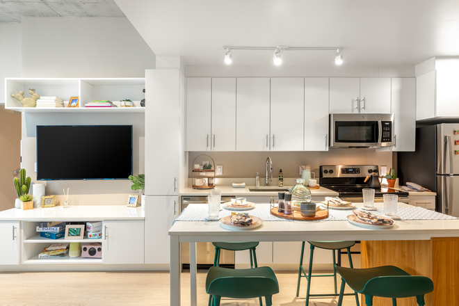 Kitchen - Oliv Apartments