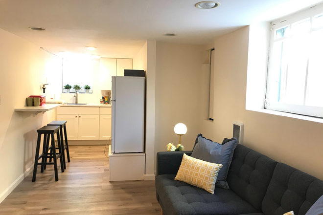 A view into kitchen area - Private Studio on Lovely Residential Street--Separate Entrance House