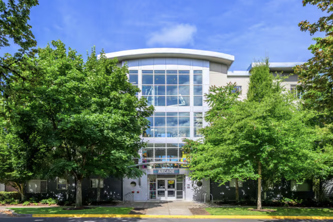 Front View of Building - Arcade Apartments