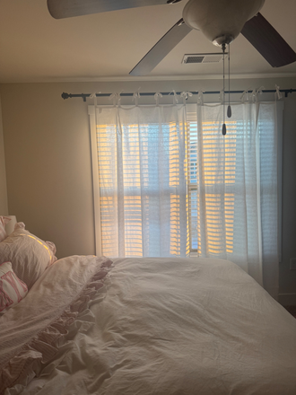 Bedroom available for sublease (view of backyard) - Brexx at Blacksburg, 2 bedrooms available in 4 bedroom cottage Apartments