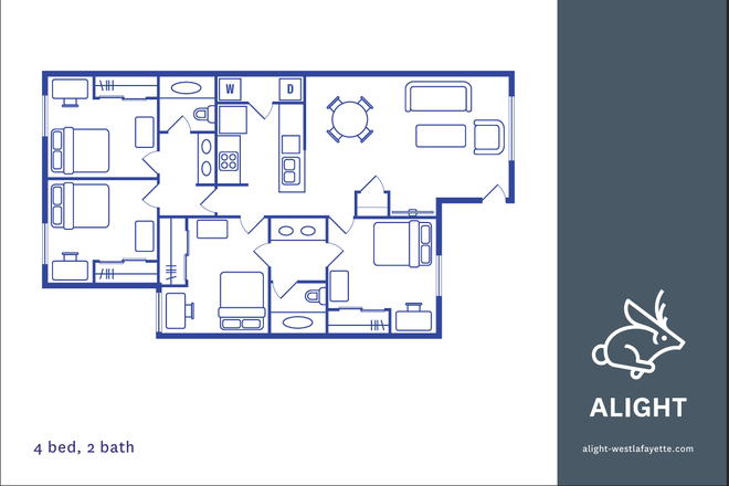 Layout - Alight West Lafayette Apartments
