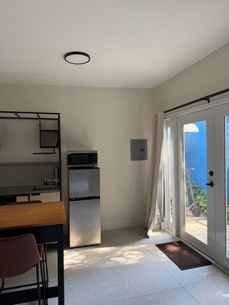 Entrance - Blackout Curtains - Private Cottage - Utilities Included Apartments