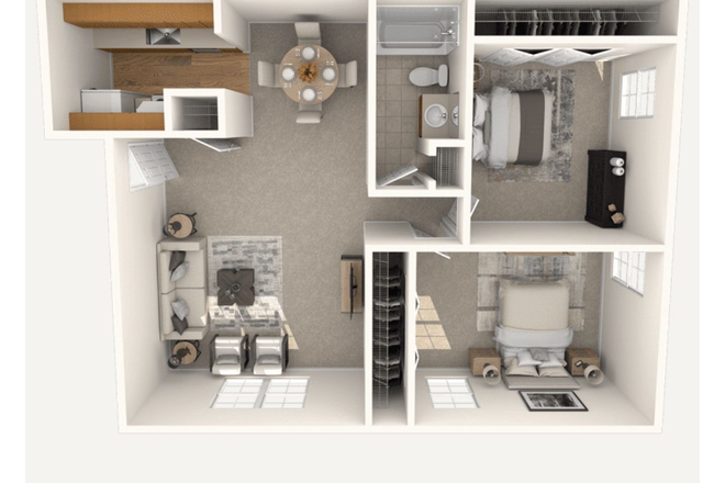 Layout - Private Living Room  in Boulders | Furnished