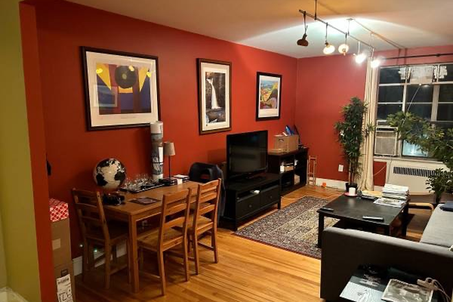 Living Room - Already Furnished - Bedroom available 9/1 in a 2BR/1BA in Cleveland Circle, Heat/HW incl, DW, Near T/shuttle