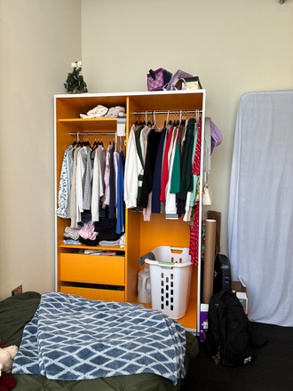 Storage in bedroom (also storange under bed and in desk) - Letterman Chicago Apartments (Sublease June and July) Right Behind UIC. Female Prefered