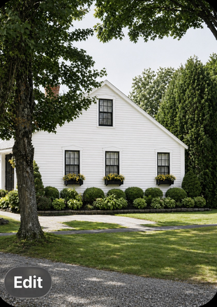Outside view painted white September '2026 - Quiet Hadley Farmhouse, Bike Path, Walking Trails, Hardwood Floors