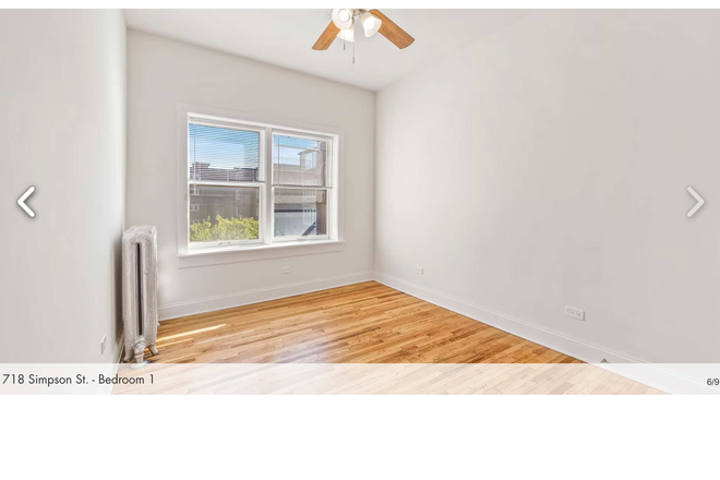 Bedroom (both will look like this image) - Simpson Apartments - Apartment 1S