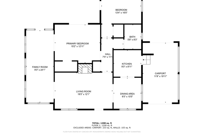 Floor plan - A gorgeous Coral Gables home with Lucious landscape and a spacious backyard!