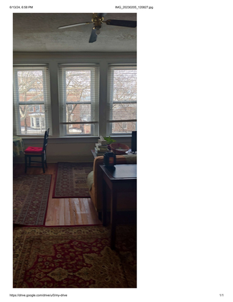 Living room - Fully Furnished - Sunny 1 BR Apt