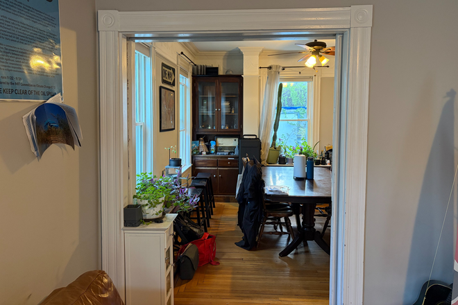 Dining Room Pocket Door - Large 3-Floor Home in Allston  - Searching for two roommates