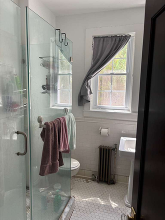 Bathroom - DeSoto Apartments, 1 Room close to campus Summer Sublet