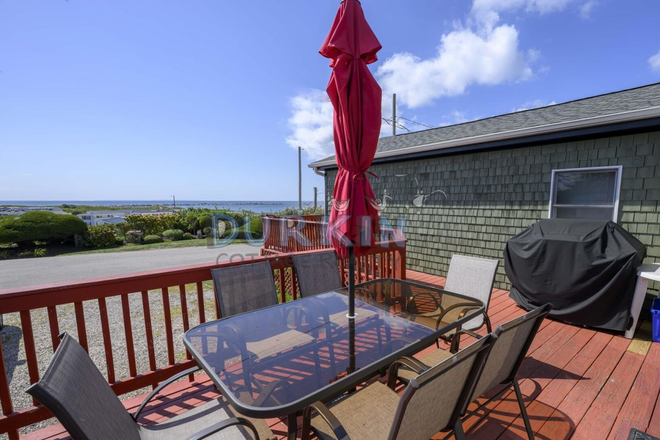 Deck - Super quiet, bright, clean and spacious home with water view, walk to beach and close to campus