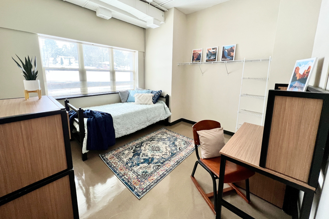 Image of a single bedroom - SUNYOCC Shapero Residence Hall Rental