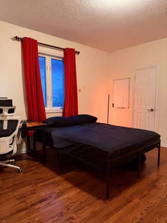 Bedroom 1 - Furnished Bedroom with Private Bath & Walk-In Closet near UTSC