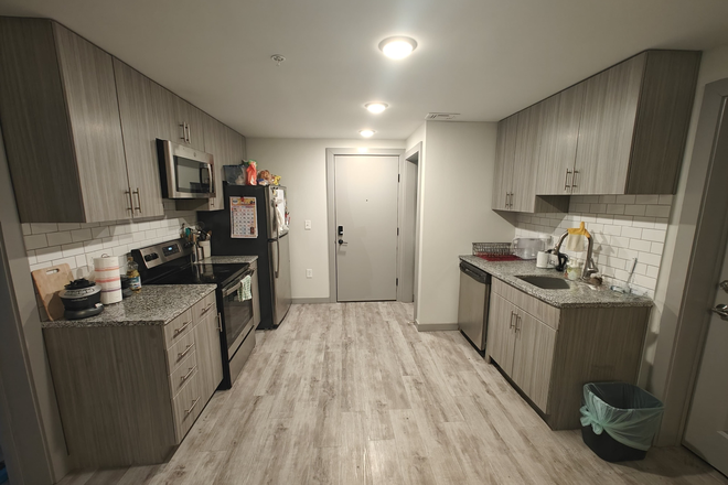 Kitchen - 1 Private Bedroom with Attached Bathroom in a 4B4B at The Nine