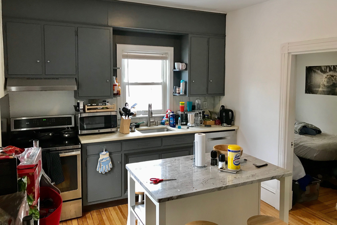 Kitchen - Right next to Tufts/Fletcher field, Renovated 4BR with beautiful details Apartments