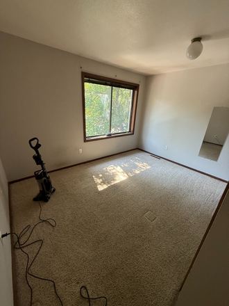 Bedroom View 1 (~130 sq ft, back-to-door) - Room Available – Graduate/Non-Traditional Male Student Preferred