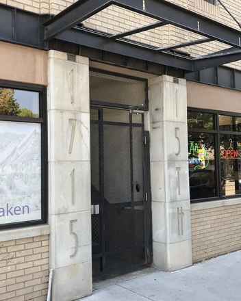 Front Entrance to Complex from 15th Street - Two-Bedroom Apartment in between Campus and Pearl Street