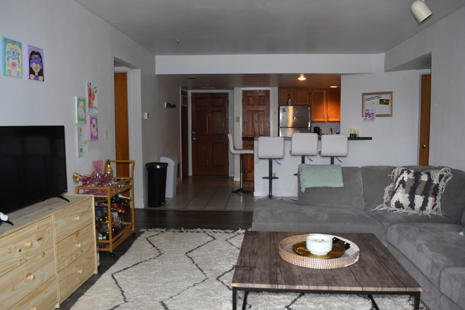 Living Room - University Court 4 Bedroom Apartment for Spring Sublet. 2 minute walk to campus and The Hill