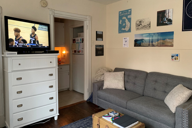 nice living area with room for sitting area and desk space - Large furnished Studio apartment in prime location!