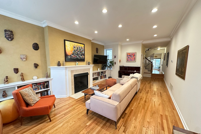Living Room - 4-bedroom Row home with PARKING option