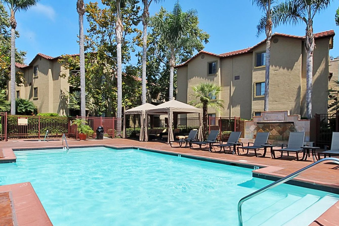 Pool Area - Fully Furnished Student /Intern Housing - Apartment