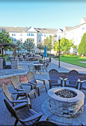 Courtyard - 4BR apartment with private bedroom and bathroom at The Edge