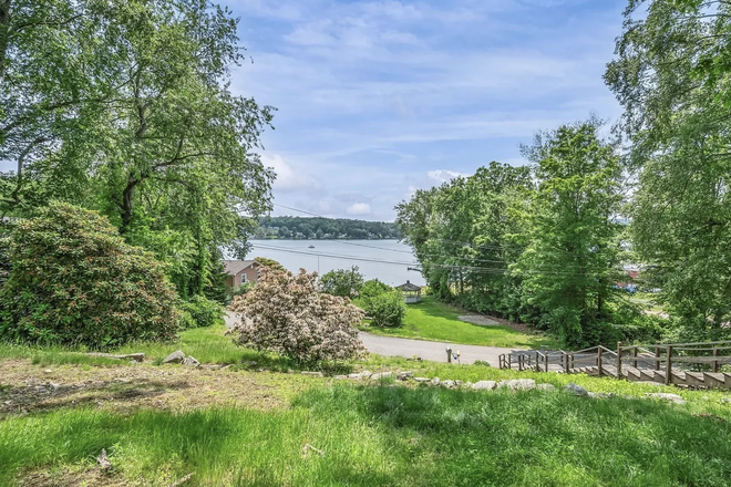 Lake view from Living room - Private and Large Home on the Lake