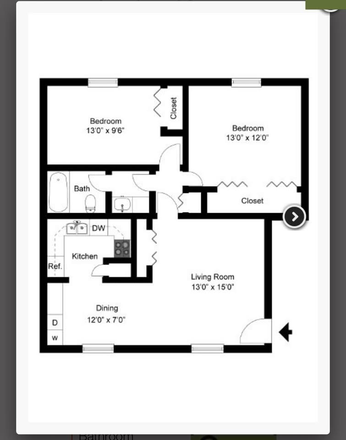 Floorplan - Deane Hill Apartment