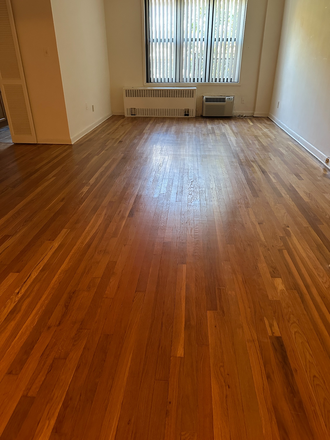 Living toom looking towards window - Huge Bright Studio Apartment with Private dressing room and Full Bath