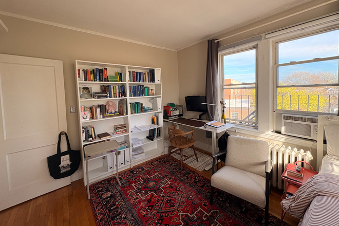 Bedroom/living room - Bright, Cozy studio near Porter/Davis Apartments