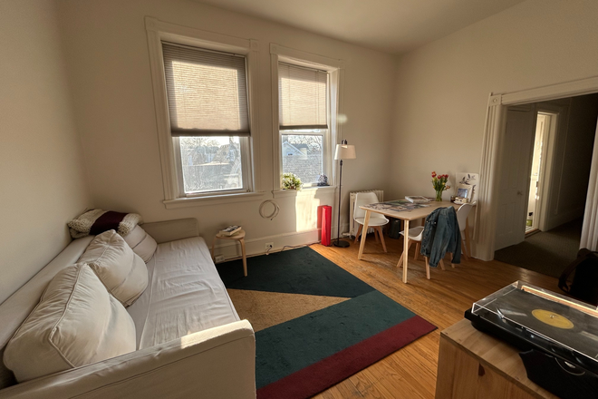 Living room - Unfurnished room in shared 2BR apt for female-Nassau St-Princeton