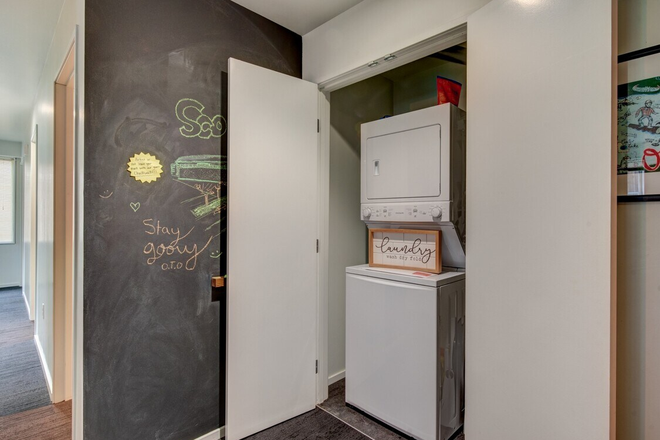 Laundry - Yugo Court side apartments, 5 minute walk from campus, available for the summer