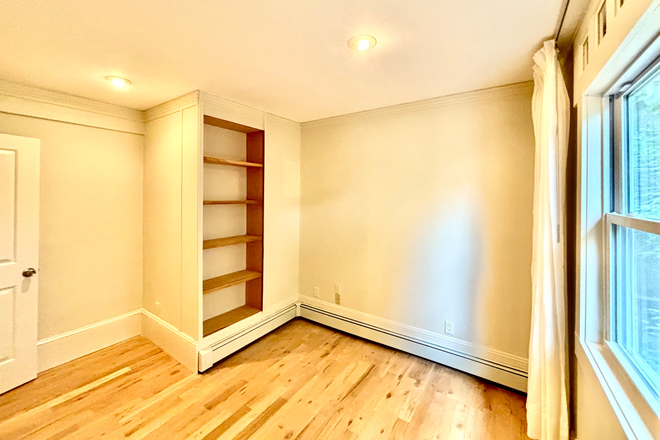 Built in shelf in bedroom - One Bedroom for Rent in a 3BR/1BA unit– West Somerville / Davis Square Townhome