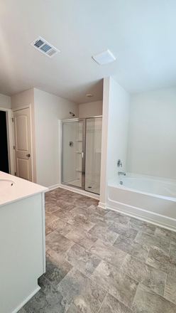 Master Bath- Different View- Has walk in shower, attached walk in closet, Tub.. - $2200/ Brand New Townhome for Rent, 3 bedroom, 2.5 bth,1 mile from UNG/400hwy,pool/gym.